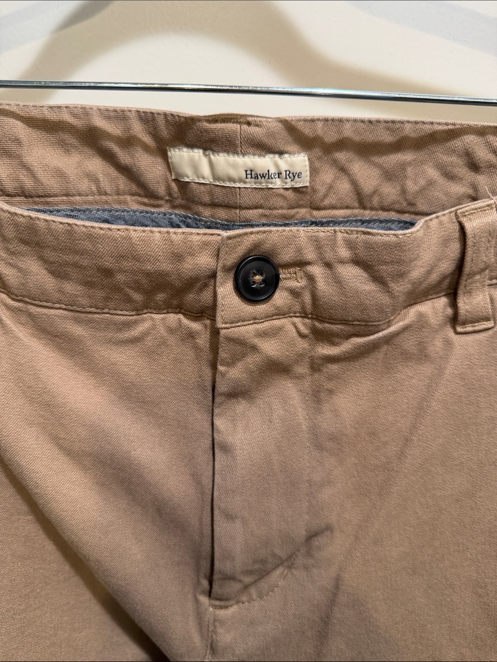 Hawker Rye Men's Classic Tan Chinos